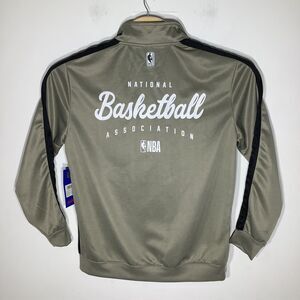 NBA Mens Remember When Track Jacket Tan Size Medium NWT